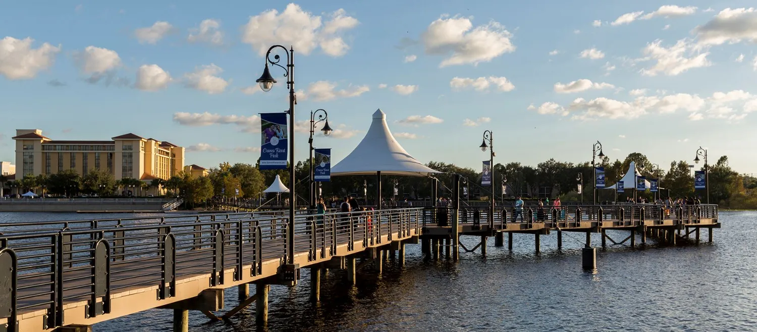 Scenic view of a pier in Altamonte Springs, FL, highlighting the expert pest and lawn care services offered by Termite Lawn and Pest.